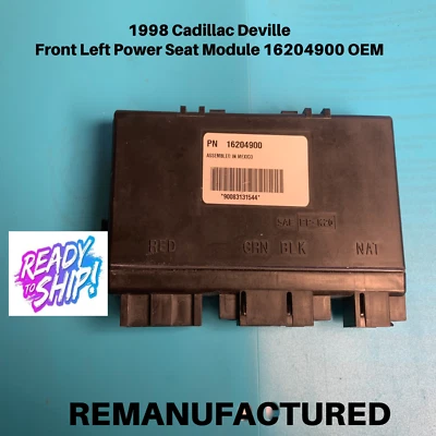 REMANUFACTURED  1998 Cadillac Deville Front Left Power Seat Module 16204900 OEM - Image 1 of 4