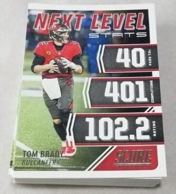 2021 NFL Panini Score Complete Your Set - GAME FACE NEXT LEVEL 3D SCORE TEAMS - Image 1 of 4