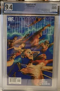 š„Super Dealš„Justice #1 (2005) Graded 9.4 PGX not CGC - Picture 1 of 4