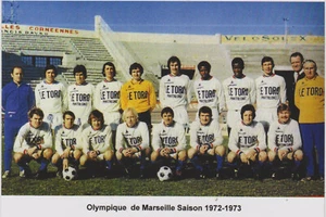 FOOTBALL CP EQUIPE DE OLYMPIQUE DE MARSEILLE 1972/73 - Picture 1 of 1