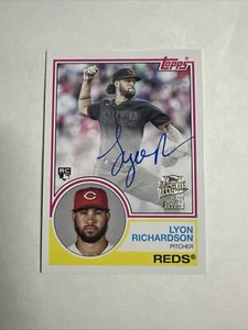 2024 Topps Archives Lyon Richardson Auto - Reds - Picture 1 of 2