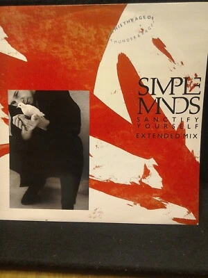 Simple Minds - Sanctify Yourself Extended Mix - Used Vinyl Record 12 - SM 1-12 - Image 1 of 4