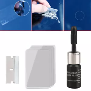 Hazlo tú mismo Kit de herramientas de reparación de parabrisas de vidrio grietas chip de resina para ventanas de coche - Imagen 1 de 12