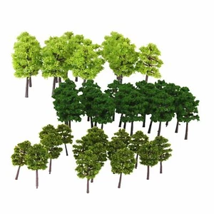 120pcs 1:250 Arbres Modèles Train Disposition Paysage Faux Arbres pour - Picture 1 of 10