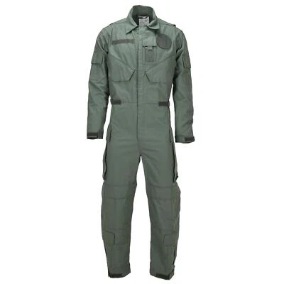 Original Dutch Military Coverall Fire Resistant Aramid Blend Olive - Image 1 of 4