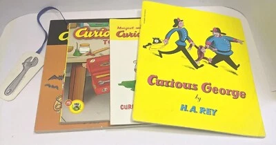 CURIOUS GEORGE the MONKEY BOOKS LOT by H.A. Rey Mixed (Vintage Book Included) - Image 1 of 4