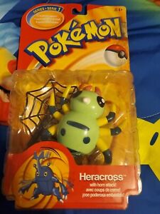Pokemon Combat Figures 5" Spinarak With Launching Web By Hasbro Mint On Card