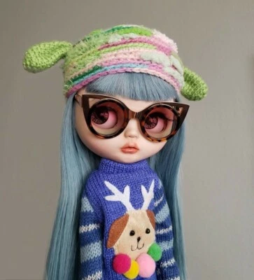 Gafas para gatos Blythe muñeca gafas conjunto accesorios Foto 1 de 3