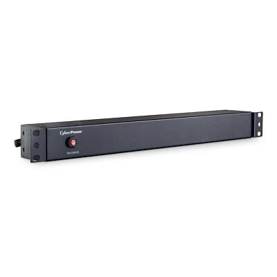 CyberPower PDU15B12R Basic PDU, 100-125V, 15A (Derated to 12A), 12 Outlets, 1U R - Image 1 of 4