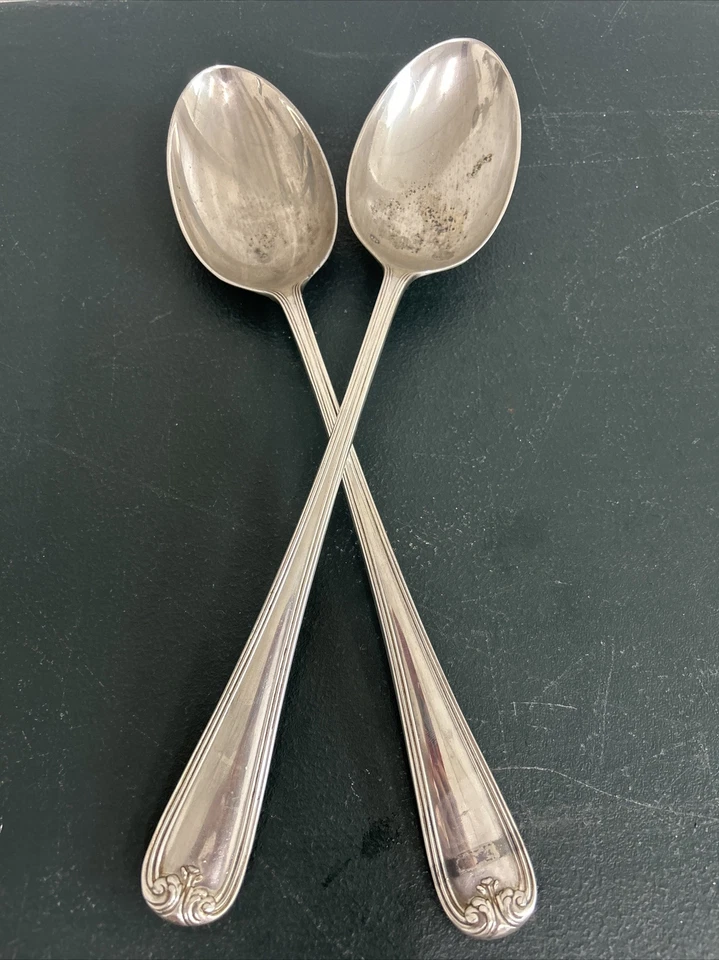 Gorham Heritage Silver Plated Heritage. E.P. Serving Spoons 34cm Italy - Image 1 of 4