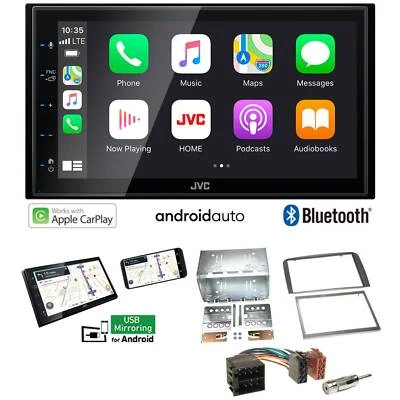 JVC 2-DIN Autoradio Apple CarPlay Android Auto für Alfa Romeo GT 2004 bis 2010 - Bild 1 von 4