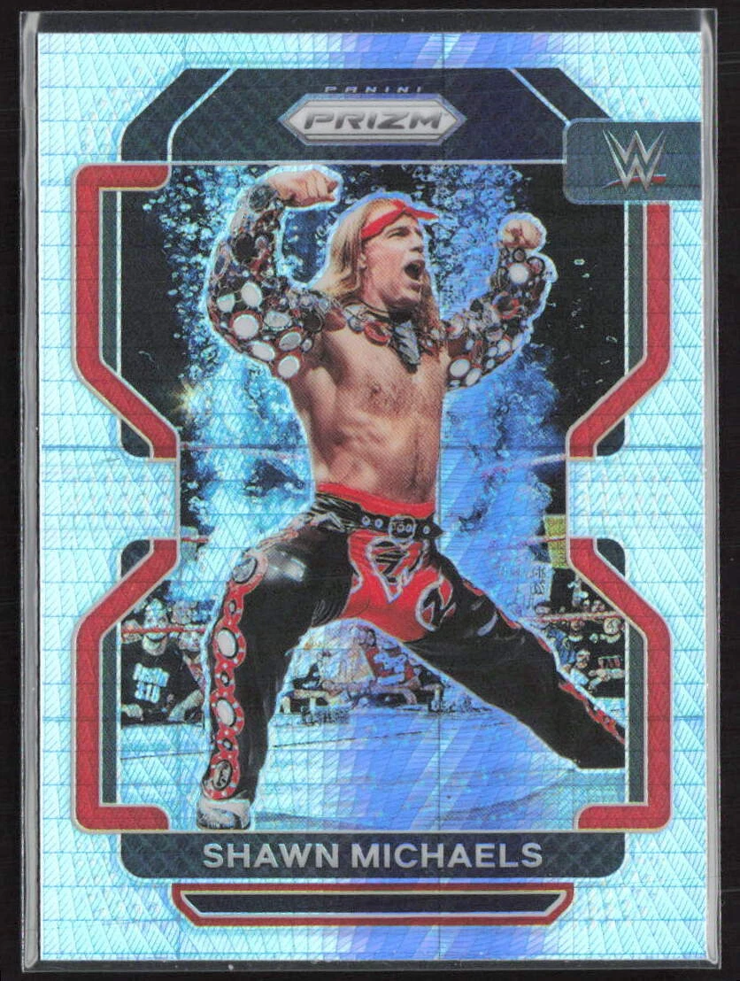 2022 Panini Prizm WWE #199 Shawn Michaels Hyper Prizm