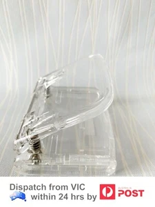 2 pack of two Hole Punching Machine Paper/Stationery Punch Craft Puncher Clear - Picture 1 of 10