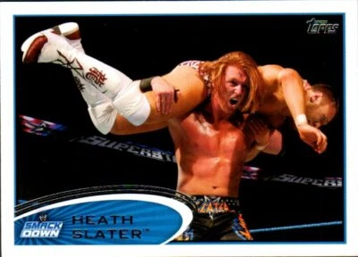 2012 Topps WWE Wrestling Card #34 Heath Slater  - Image 1 of 2