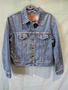Vintage Levi's Jeansjacke M | Trucker Style | Classic Blue Jean | 100% Baumwolle - Bild 1 von 12