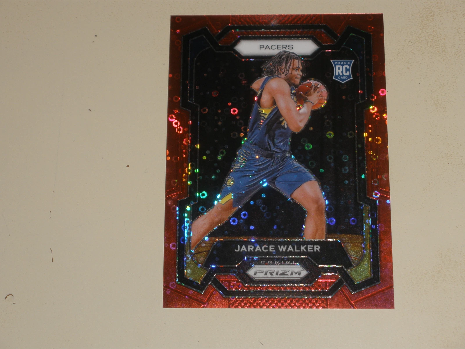 2023-24 Panini Prizm Fastbreak Red Prizm #168 Jarace Walker 095/100 Rookie RC