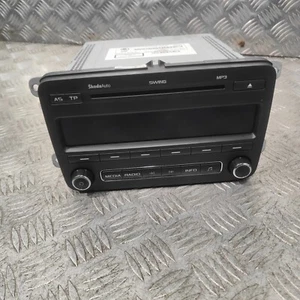 2012 SKODA FABIA MK2 STEREO CD MP3 PLAYER HEAD UNIT 5J0035161D #1 - Picture 1 of 4