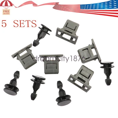 5 Sets For 18-24 Honda Odyssey Car Striker Engine Bulkhead Cover Retainer Clips — 第 1/4 张图片