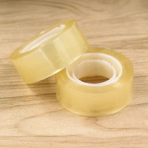 CLEAR PARCEL PACKING TAPE 18mm*20m CELLOTAPE CARTON SEALING - Picture 1 of 6