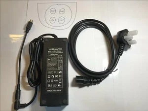 12V 10A AC-DC Schaltadapter geregeltes Netzteil 4-polig DIN 12V 2 UNTEN - Bild 1 von 7