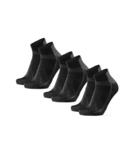 Danish Endurance Cycling Socks, Quick Dry Ankle Length Unisex Size 3-5UK Black - Picture 1 of 6