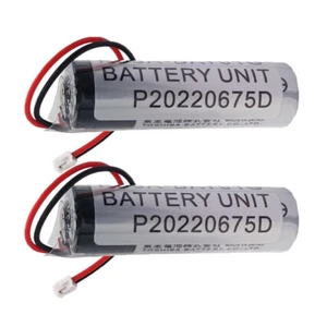 2pcs R88A-BAT01G Battery 3.6V 2000mAh for Omron PLC Backup Battery ER6V - Picture 1 of 3