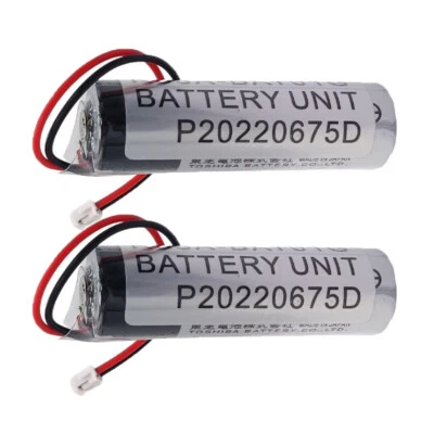 2pcs R88A-BAT01G Battery 3.6V 2000mAh for Omron PLC Backup Battery ER6V - Image 1 of 3