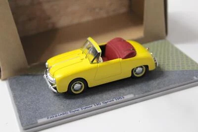 1:43 Spark Bizarre PANHARD Dyna Junior 130 Sprint 1953 Giallo - Immagine 1 di 3