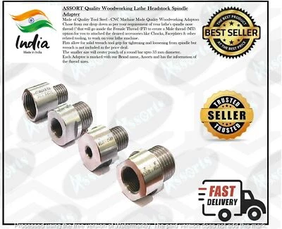 Woodworking Lathe Headstock Spindle Adapter Lathe Machine Tools - Image 1 of 4