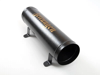 Zeitungsrolle Zeitungsrohr Metall Briefkasten Zeitungsbox Antik Grün - Bild 1 von 4