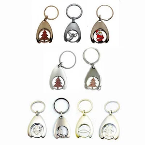 Schlüsselanhänger Weihnachtsmann Weihnachtsbaum Fisch Christophorus EKW Chip - Picture 1 of 10