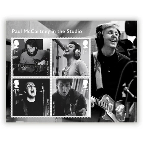 Royal Mail 2021 - Paul McCartney - sheet of 4 stamps - MNH Cover