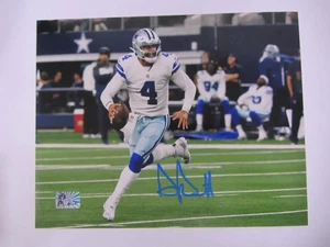 Dak Prescott Autographed Dallas Cowboys Signed 8x10 Photo Dak Prescott hologram - Picture 1 of 2