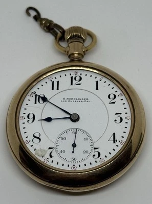 Veritas / Elgin  Pocket Watch / Elgin Illinois 23 Jewels 18s 1902 Does Not Run - Image 1 of 4