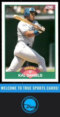 1989 Score Rookie & Traded #48T Kal Daniels - Image 1 of 2