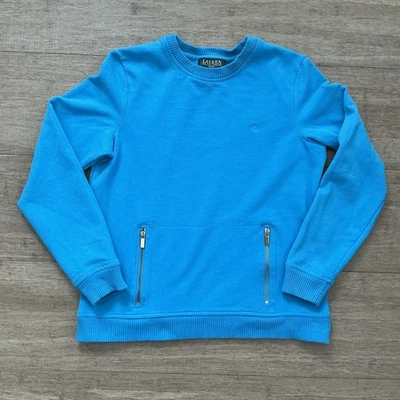 Lauren Ralph Lauren Sweatshirt Kangaroo Pocket Pullover Color Baby Blue Size P/S - Image 1 of 4