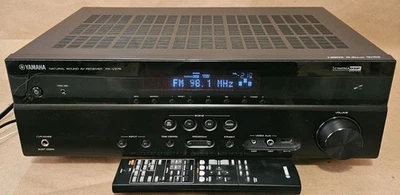 Yamaha RX-V375 5.1 Ch HDMI Home Theater Surround Receiver Stereo + Remote Bundle - Image 1 of 4