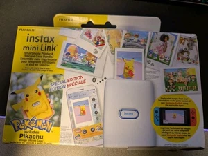Fujifilm Smartphone Printer Instax Mini Link with Pokemon Silicon Case - Picture 1 of 6