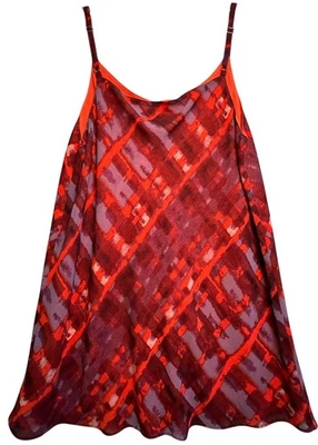 Camiseta sin mangas CABI Shell talla M roja estampada capas ajustable carrera negocios informal Foto 1 de 4