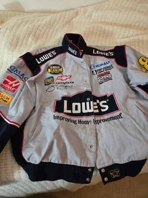 Jimmie Johnson #48 Lowes Vintage Racing Jacket "Chase Authentics" Mens Size XL - Image 1 of 3