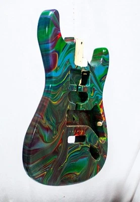 Stratocaster Style Body Paulownia Custom Paint Hand Rubbed Polyurethane - Image 1 of 4