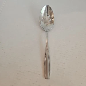 Gorham TULIP ESMERILADO cuchara ranurada para servir 8 5/8" cubiertos de acero inoxidable cubiertos cubiertos - Imagen 1 de 7