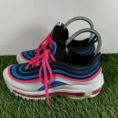 Nike Air Max 97 Platinum Blue Pink Sneaker 921522-012 Youth Size 5.5 Women’s 7 - Image 1 of 4