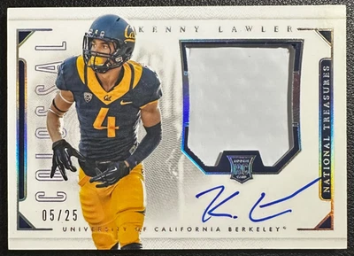 KENNY LAWLER 2016 Panini National Treasures Rookie Patch Autograph Silver 05/25 - Image 1 of 2