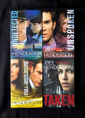 Lot Of 4 Dee Henderson Books - Taken Undetected Unspoken Full Disclosure Foto 1 de 4