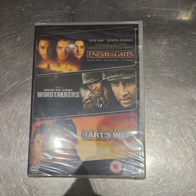 Enemy At The Gates/Windtalkers/Hart's War DVD Jean-Jacques Annaud UK Release R2 - Image 1 of 3