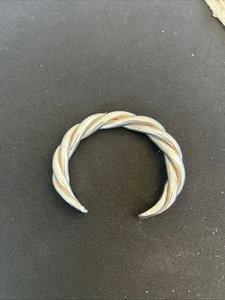 Silver Twisted Bracelet 37grams Bangle - Picture 1 of 6