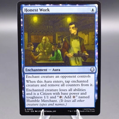 Honest Work Normal 55 TLA Avatar: The Last Airbender NM MTG - Image 1 of 2