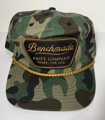 Benchmade Knife Company Camuflaje Cuerda Parche Sombrero Gorra Snapback OSFM Tuyo, de por vida Foto 1 de 4