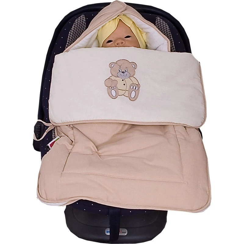 Schlaf-, Fuß-, Kuschelsack Gurtschlitz "Memi Bear" - Bild 1 von 1